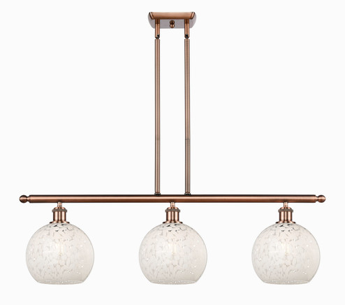 Ballston LED Island Pendant in Antique Copper (405|516-3I-AC-G1216-8WM)