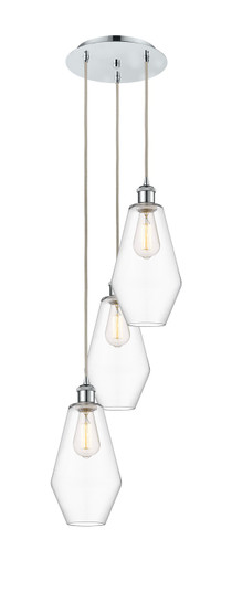 Ballston LED Pendant in Polished Chrome (405|113B-3P-PC-G652-7)