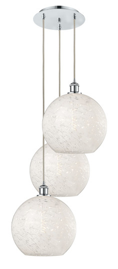 Ballston LED Pendant in Polished Chrome (405|113B-3P-PC-G1216-12WM)