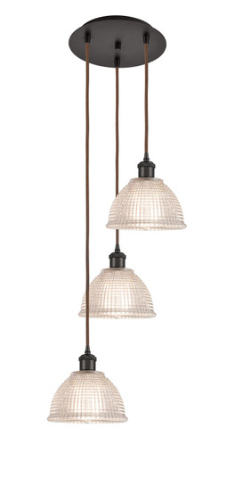 Ballston LED Pendant in Oil Rubbed Bronze (405|113B-3P-OB-G422)