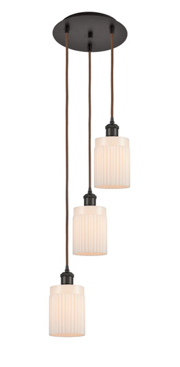 Ballston Three Light Pendant in Oil Rubbed Bronze (405|113B-3P-OB-G341)
