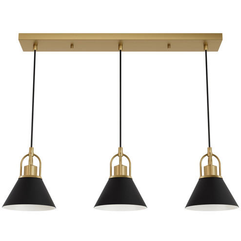 Carrington Isle Three Light Pendant in Luxe Gold (47|13174)