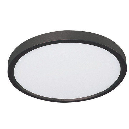 Edge Round LED Flush Mount in Black (162|EGRF12LAJD3BK)