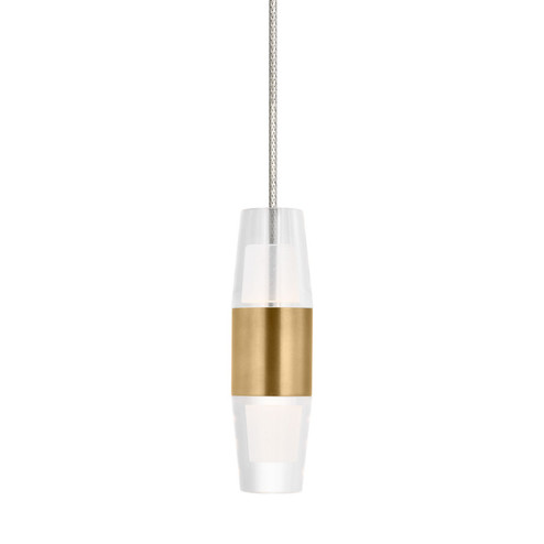 Lassell LED Pendant in Natural Brass (182|SLPD395MO27NB)