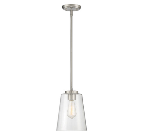 Calhoun One Light Mini-Pendant in Satin Nickel (51|7-1027-1-SN)