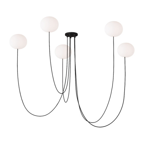Helium LED Chandelier in Matte Black (182|PBCH36027OPB)
