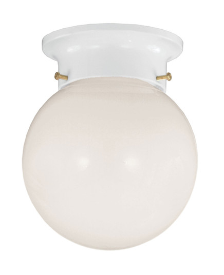 Flush Mount One Light Flush Mount in White (51|6-904-5-WHT)