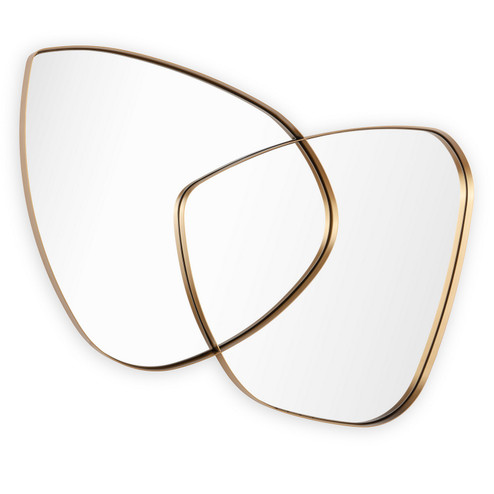 Harmony Mirror in Natural Brass (400|21-1165)