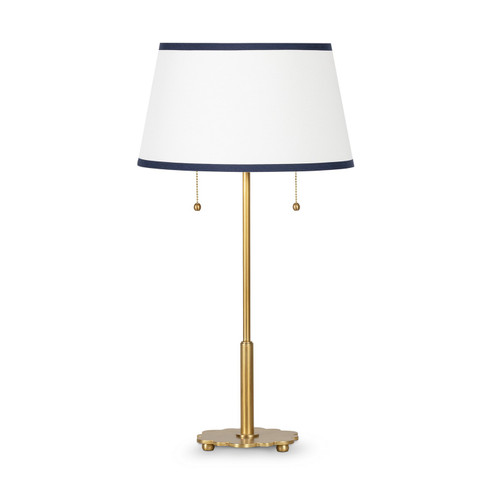 Southern Living Two Light Table Lamp in Natural Brass (400|13-1649)