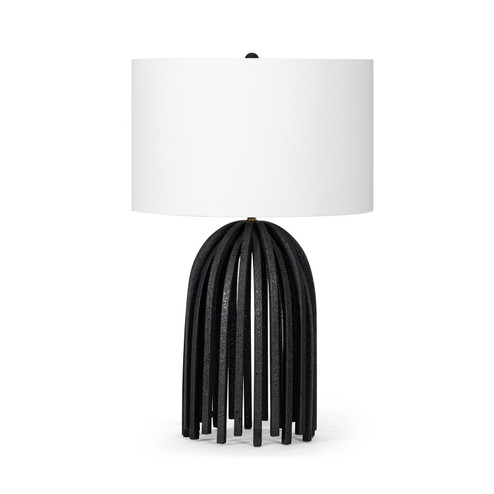 Webbed One Light Table Lamp in Blackened Iron (400|13-1645)