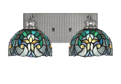 Edge Two Light Bath Bar in Brushed Nickel (200|1162-BN-9925)