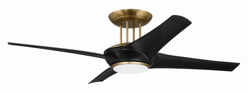 Cam 54''Ceiling Fan in Flat Black/Satin Brass (46|CAM54FBSB4)