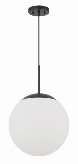 Gaze One Light Pendant in Flat Black (46|56893-FB-WG)