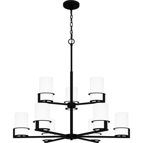 Seymour Nine Light Chandelier in Matte Black (10|SEY5032MBK)