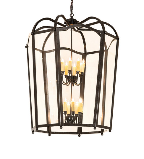 Citadel 16 Light Pendant in Bronze Over Textured Black (57|270313)