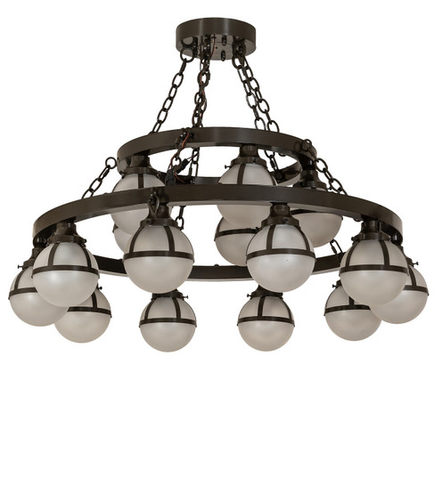 Bola 15 Light Chandelier in Castle Bronze Exterior (57|270232)