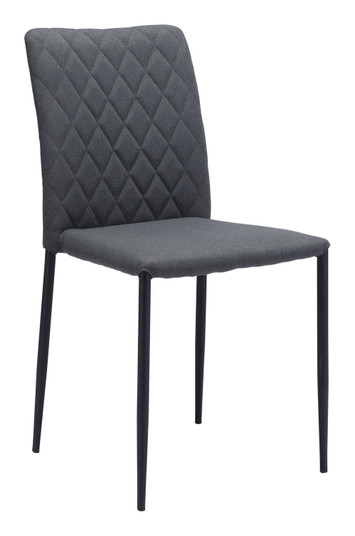 Harve Dining Chair in Gray, Black (339|101901)