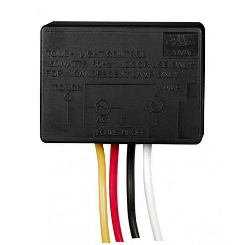 On-Off Touch Switch Plastic Outer Shell in Black (230|90-2429)
