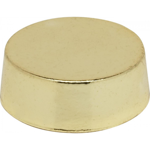 1'' Plain Knob in Polished Brass (230|90-1050)
