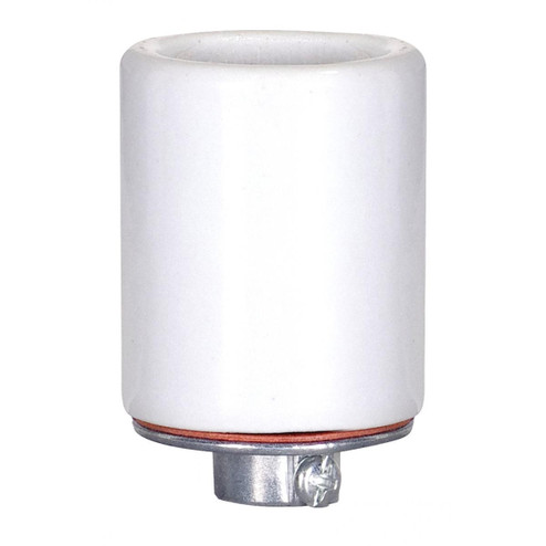 Keyless Porcelain Socket With Metal 1/4 Ips Cap in Glazed (230|80-1078)