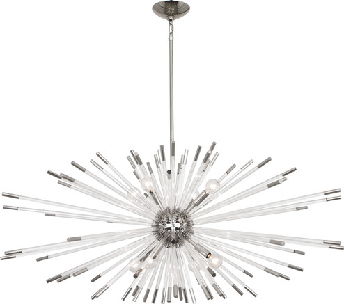 Andromeda Eight Light Chandelier in Polished Nickel (165|S1200)