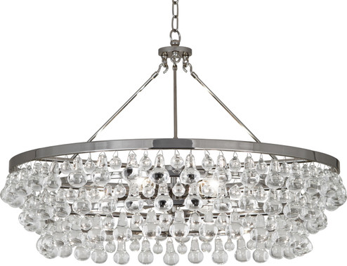 Bling Six Light Chandelier in Polished Nickel (165|S1004)