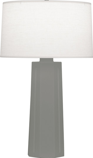 Mason One Light Table Lamp in Matte Smoky Taupe Glazed Ceramic (165|MST60)