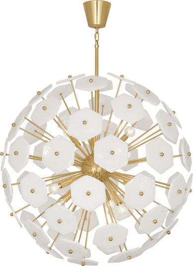 Jonathan Adler Vienna 12 Light Chandelier in Modern Brass (165|899)