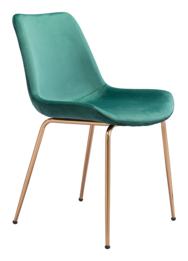 Tony Dining Chair in Green, Gold (339|101767)