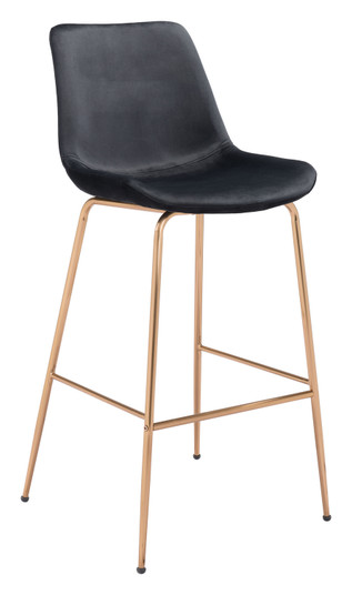 Tony Bar Chair in Black, Gold (339|101760)