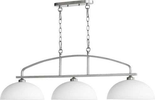 Reyes Three Light Island Pendant in Classic Nickel (19|6660-3-64)