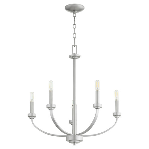 Reyes Five Light Chandelier in Classic Nickel (19|6160-5-64) Reyes Five Light Chandelier in Classic Nickel (19|6160-5-64)