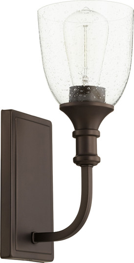 Richmond One Light Wall Mount in Oiled Bronze|Clear Seeded (19|5411-1-186)