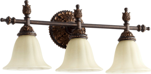 Rio Salado Three Light Vanity in Toasted Sienna|Mystic Silver (19|5157-3-44)