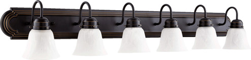 5094 Vanities Six Light Vanity in Old World (19|5094-6-195)