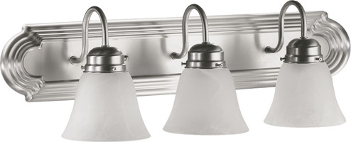 Campbell Three Light Vanity in Satin Nickel (19|5094-3-165)