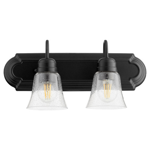 5094 Vanities Two Light Vanity in Textured Black w/ Clear/Seeded (19|5094-2-269)