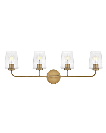 Kline LED Vanity in Heritage Brass (531|853454HB-CL)