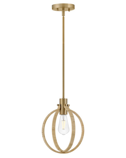 Fallon LED Pendant in Lacquered Brass (531|83557LCB-BAM)