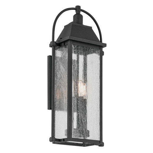 Harbor Row Three Light Outdoor Wall Mount in Textured Black (12|49715BKT)