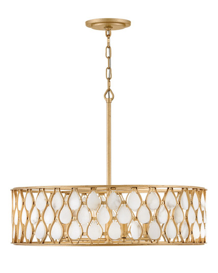 Estie LED Chandelier in Piastra Gold (138|FR41505PI)