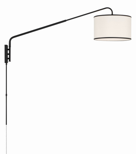 Mallory One Light Task Sconce in Matte Black (60|MAL-601-MK)