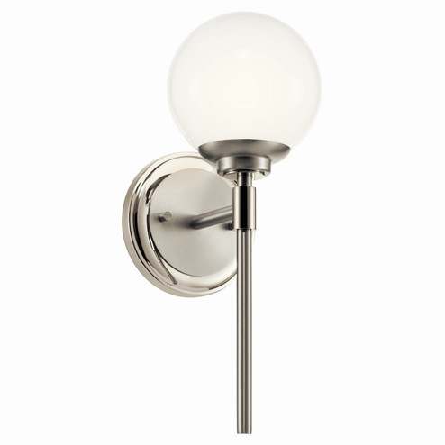 Benno One Light Wall Sconce in Polished Nickel (12|55170PN)
