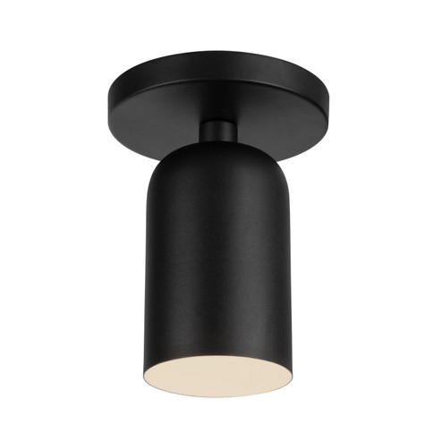 Nola One Light Semi-Flush Mount in Black (347|SF57704-BK)