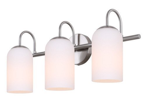 Novalee Three Light Vanity in Brushed Nickel (387|IVL1130A03BN)