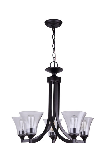 Canarm Five Light Chandelier in Oil Rubbed Bronze (387|ICH587A05ORB-RG)