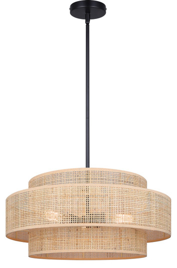 Bellamy Three Light Chandelier in Black (387|ICH1149A03NBK22)