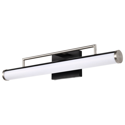 Solano LED Vanity in Black / Brushed Nickel (72|62-658)