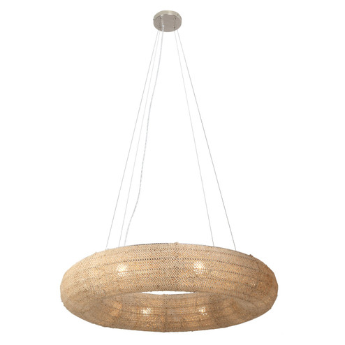 Copra Eight Light Chandelier in Brushed Nickel (29|N1727-84)