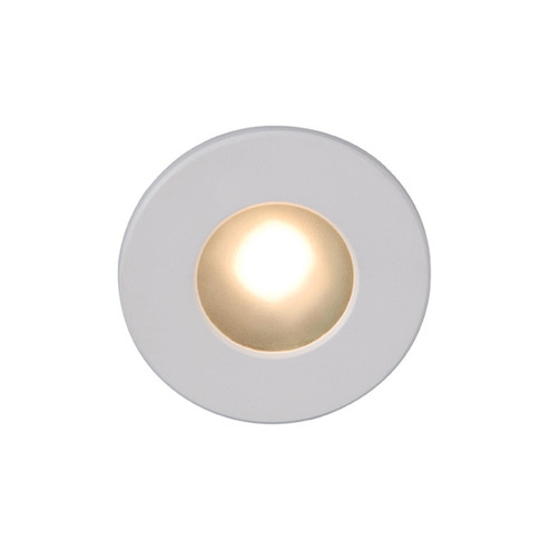 Led3 Cir LED Step and Wall Light in White on Aluminum (34|WL-LED310-AM-WT)